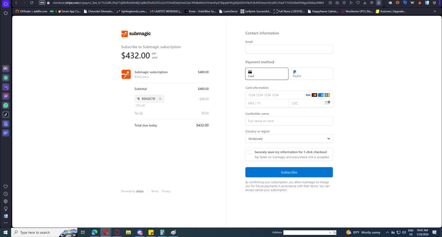 How to apply Stripe coupon code